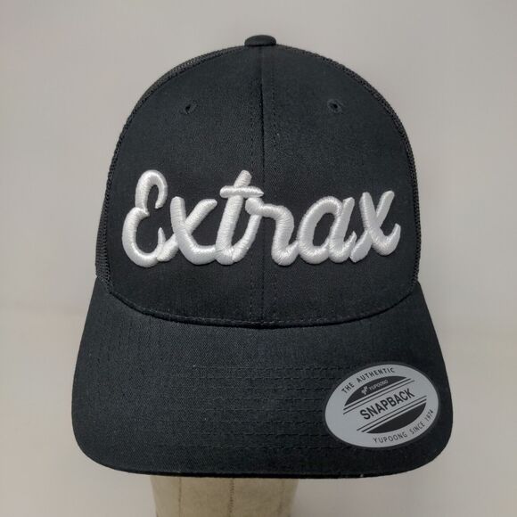 Extrax Men's Snapback Mesh Back Hat Adjustable Powered by the People - Picture 3 of 12